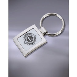 Keyring Silver Lions Logo