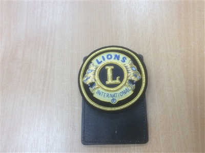 Deluxe Embroidered Magnetic Blazer Badge - Lion Logo