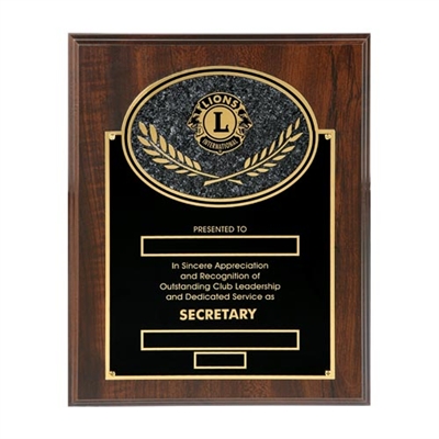 Secretary Plaque - 8 x 10 inch