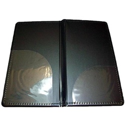 Check Presentation Folder Black Vinyl - Pack of 5