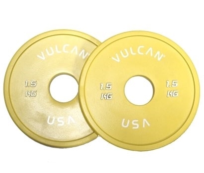 1.5 kg V-Lock Olympic Weightlifting Rubber Disc