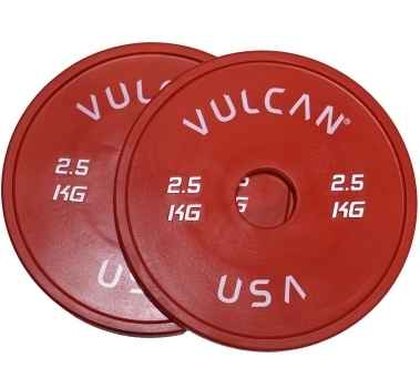 2.5 kg V-Lock Olympic Weightlifting Rubber Disc