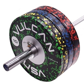 Vulcan Absolute Training Kg Bumper Plates & Bar Set