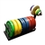 Bumper Plates Storage Rack with Change Plate Storage