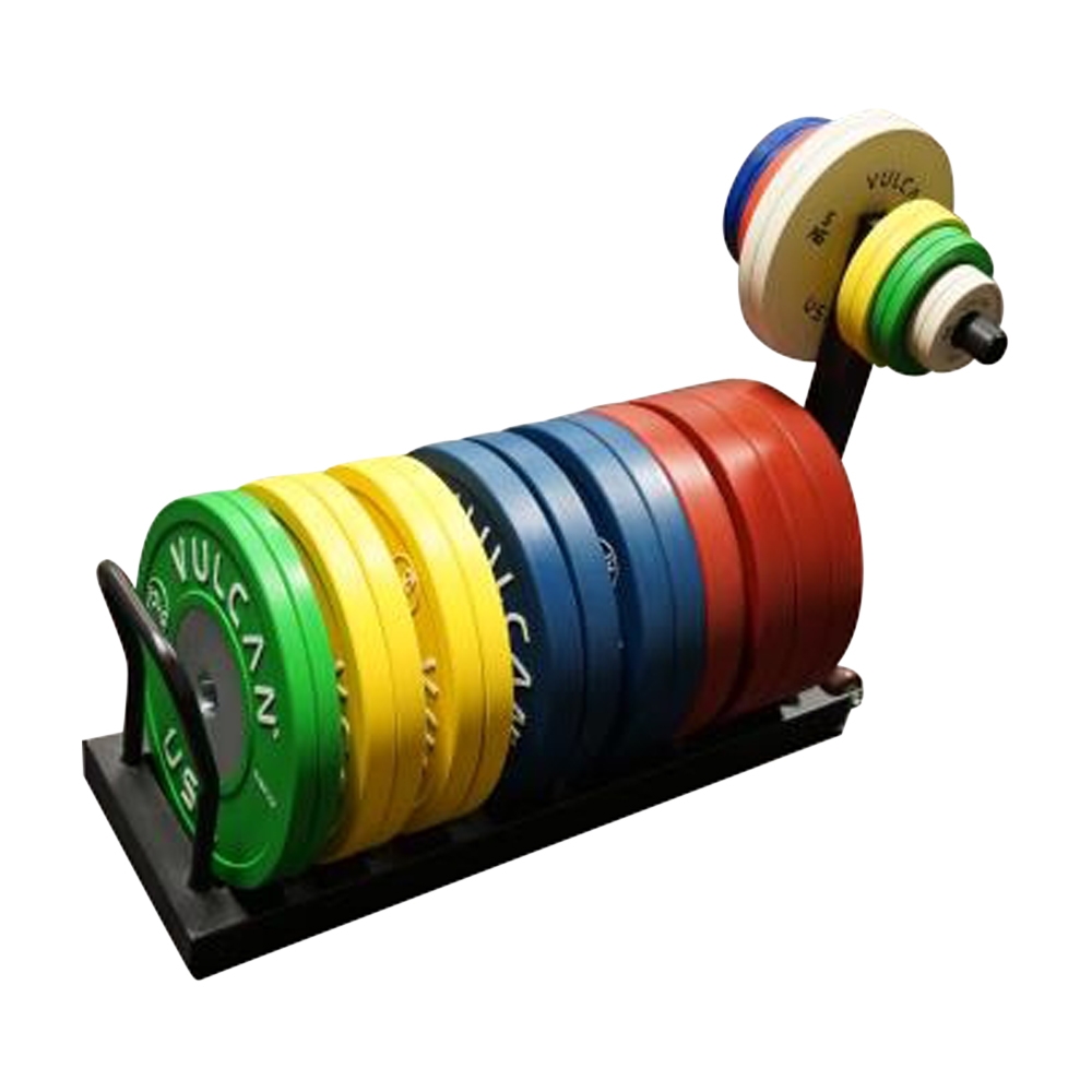 Bumper Plates Storage Rack with Change Plate Storage