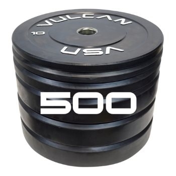 Vulcan 500 lb Bumper Plate Set