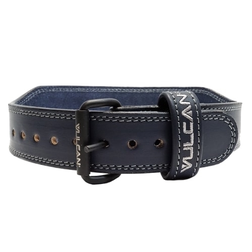 Vulcan Blue Leather Weightlifting Belt