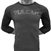 Vulcan Logo Baseball Tee- Black / Heather Black