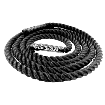 1.5" Black Poly Plus Battling Rope