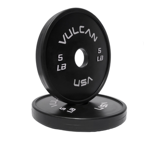 5 lb Black V-Lock Weight Training Disc Pair