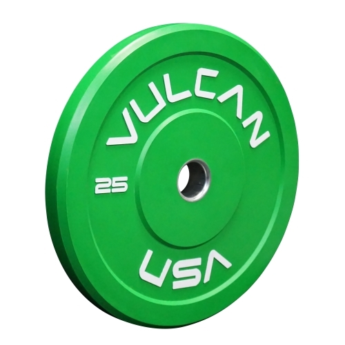 Green 25lb Bumper Plate Pair