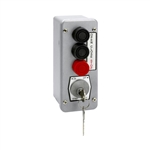 3BLM - Nema 4 Exterior Three Button With Mortise Lockout Surface Mount Control Station