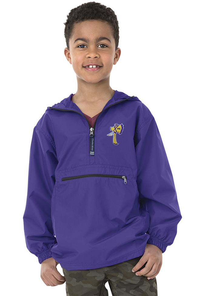 NHT Charles River ApparelÂ® Youth Pack-N-Go Pullover