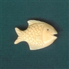 Fish Hand Carved Bone Bead