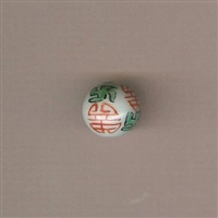 Bead-Beijing Chic-Hand painted orange 14mm