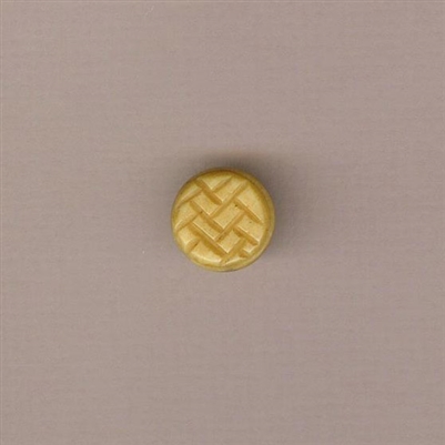 Bone Bead - Herringbone Pancake - 16mm