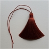 Photo of Pure Silk Terra Cotta Brown Tassel