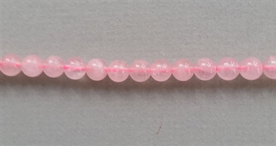 Rose Quartz in Three Sizes: 6mm