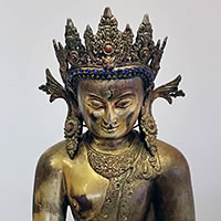 Photo of Nepalese Buddha, circa 1850