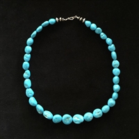 Photo of Sleeping Beauty Turquoise Necklace, 19" Long