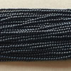 Photo of 15" strands 2mm Polished Black Onyx Beads