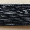 15" strands 2mm Polished Black Onyx Beads