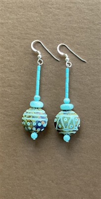 Photo of the Turquoise Trails Earrings Kit