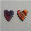 Photo of Raku Heart Beads - Medium
