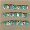 Irish Arizona Glass Beads-set