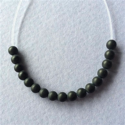 Black Onyx - 4mm matte finish