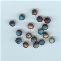 Round Raku Bead - 6mm