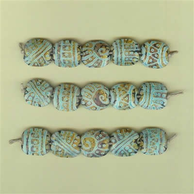 September Sunrise - Focal beads-set