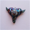 Photo of The Winged Heart Raku Pendant