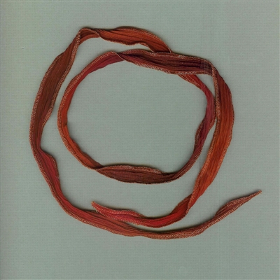 Red Rock Rustic Silk Ribbon