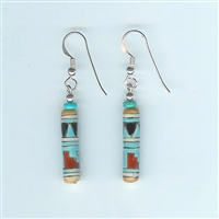 Zuni Turquoise Horse Matching Earrings