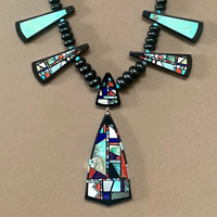 Photo of Necklace by Chris Nieto, Pueblo Santo Domingo (Kewa)