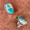 Navajo Royston Turquoise and Sterling Silver Ring