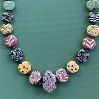 Photo of Antique Venetian Glass Trade Bead Strand, Circa 1850