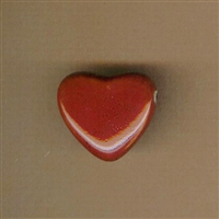 Bead-Red Heart 27mm