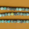 Matte Finish African Turquoise - 4mm round