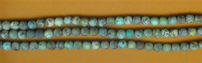 photo of Matte Finish African Turquoise - 6mm round