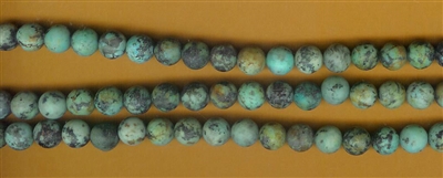 photo of Matte Finish African Turquoise - 8mm round