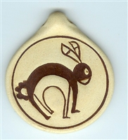 Clay Rabbit Pendant