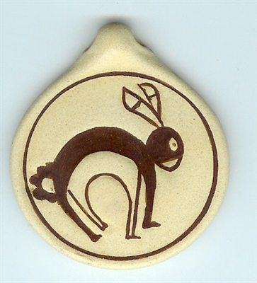 Clay Rabbit Pendant