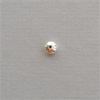 Sterling Silver Bead: roundelle 6 mm