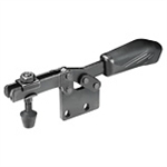 456400 Horizontal toggle clamp, black. Size 2.