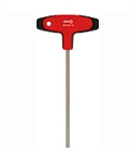 49007 Hexagon key (metric) with ergonomic 2-component T-grip. SW 2mm