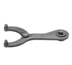 50104 Hinged pin wrench for nuts with 2 holes with torque-wrench fitting. 3/4" Drive. Usage: M6. A 40-80.