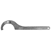 52183 Hinged hook wrench with nose, industrial version, stainless steel. Size 20-35.
