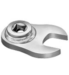 52506 Open-ended spanner with torque-wrench fitting. SW 25